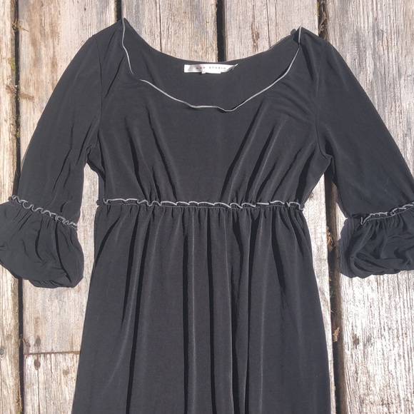 French boho chic LBD little black dress - Picture 2 of 10
